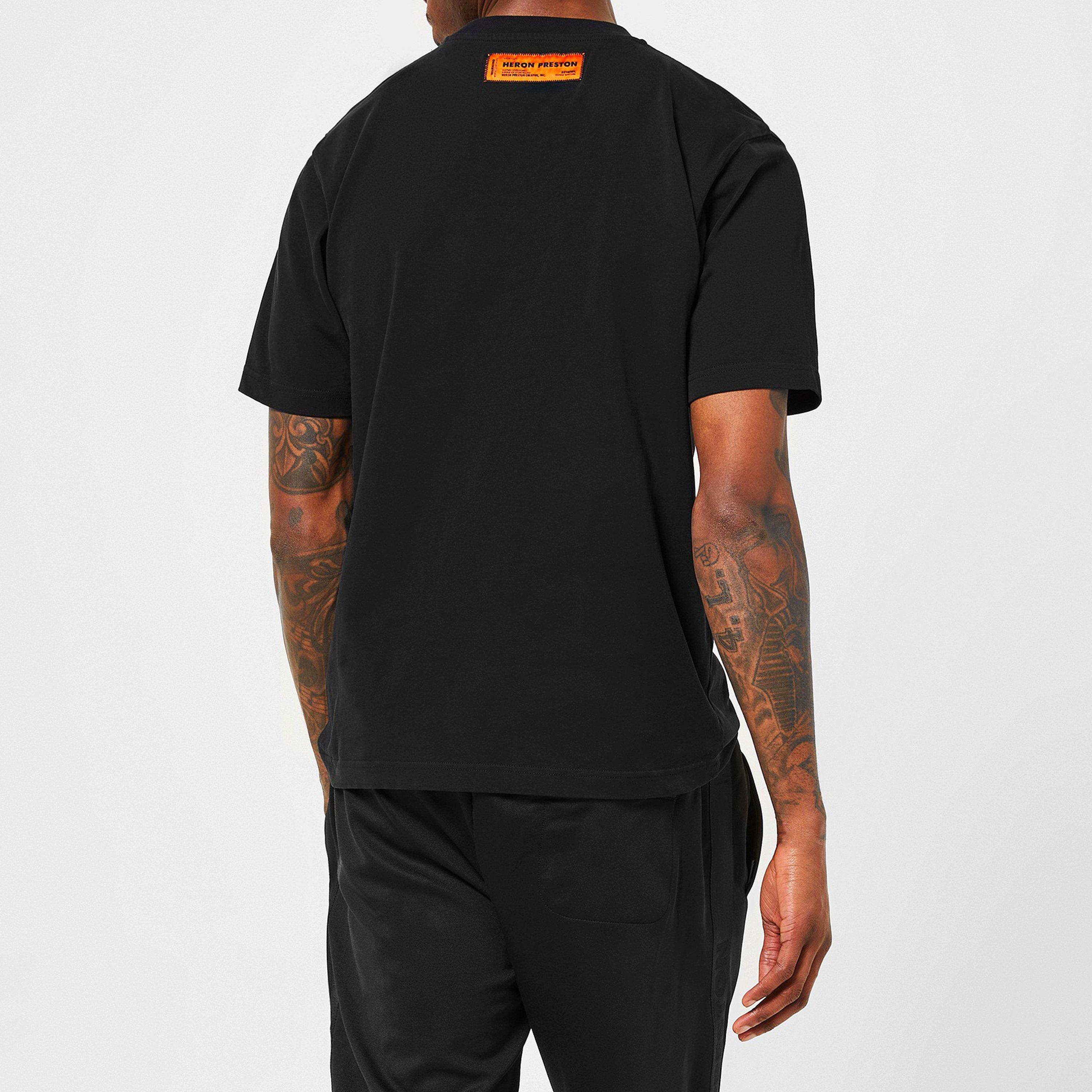 Black 1001 - Heron Preston - Embroidered Logo T-Shirt - 2