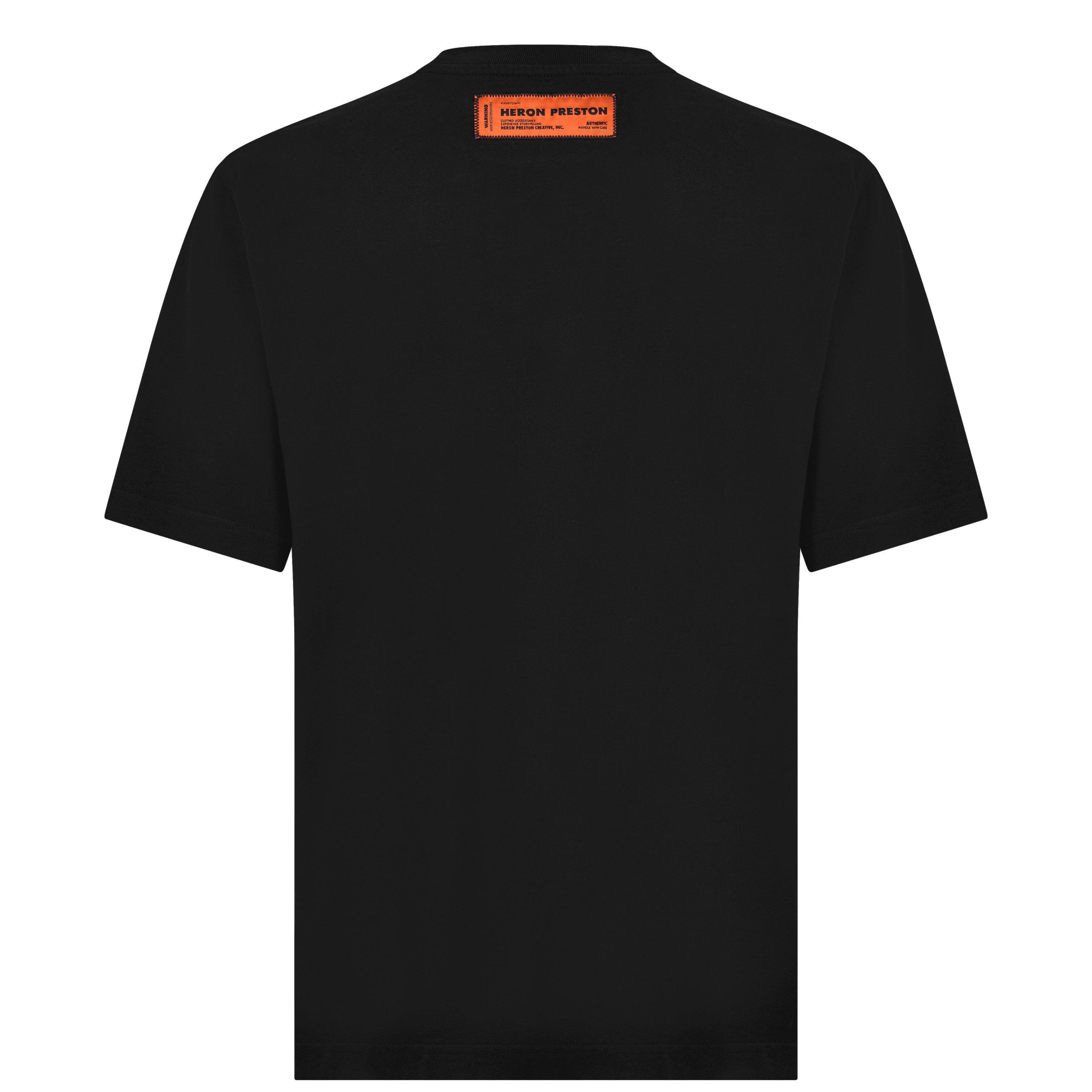 Black 1001 - Heron Preston - Embroidered Logo T-Shirt - 5