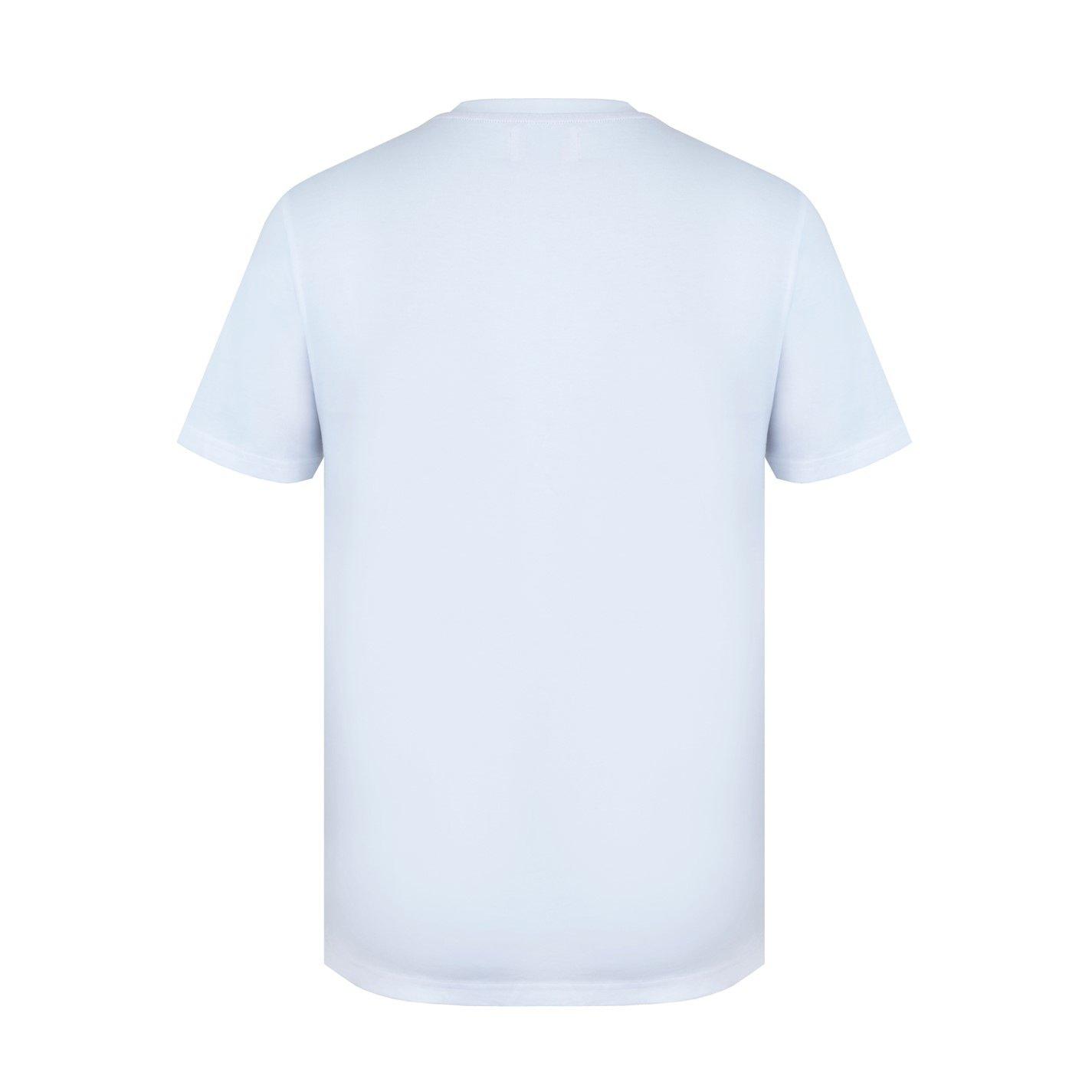 Weiß - Lee Cooper - LeeCooper Essentials Crew Neck T Shirt Mens - 2