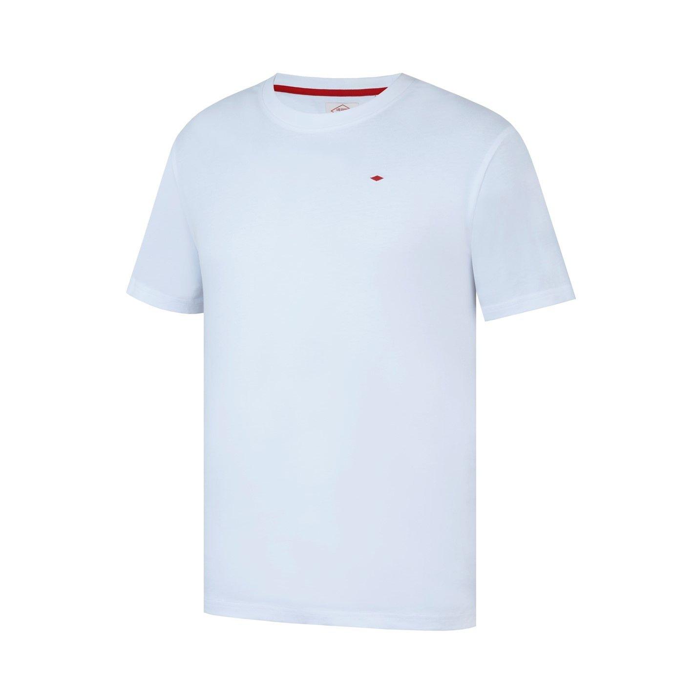 Weiß - Lee Cooper - LeeCooper Essentials Crew Neck T Shirt Mens - 4