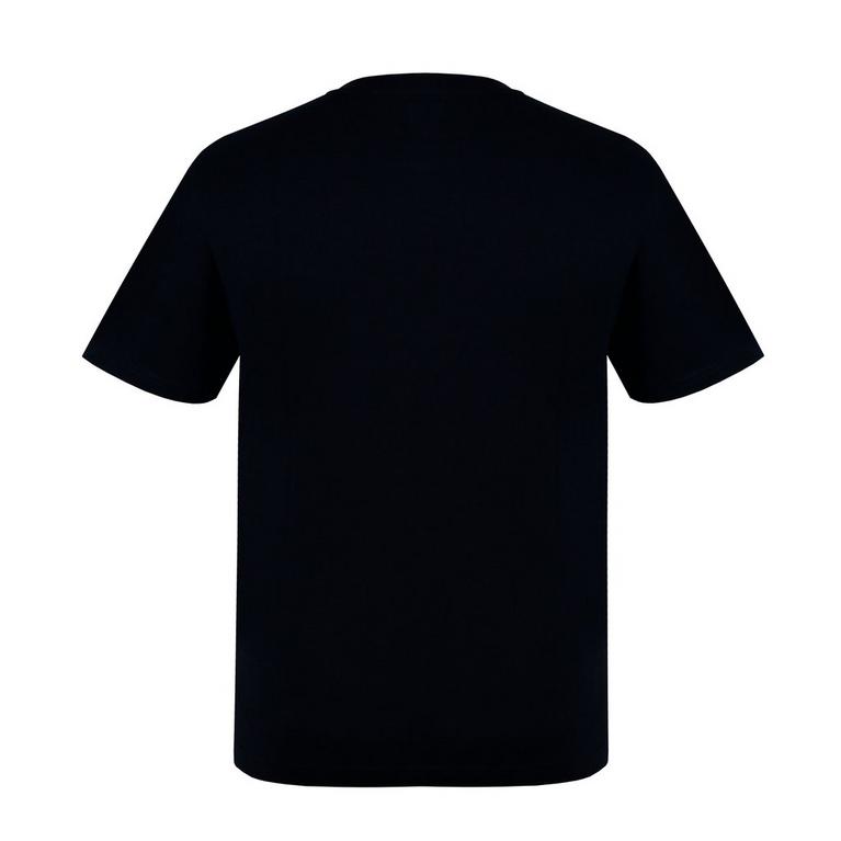 Noir - Lee Cooper - Essentials Crew Neck T Shirt Mens - 2