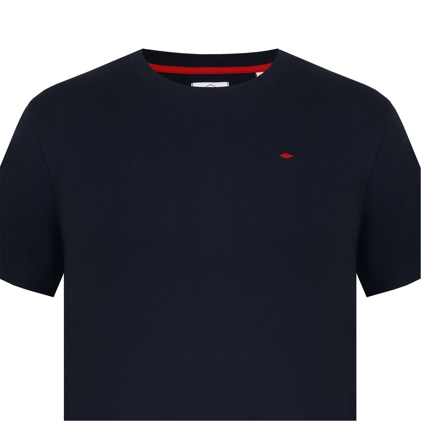 Schwarz - Lee Cooper - Essentials Crew Neck T Shirt Mens - 4