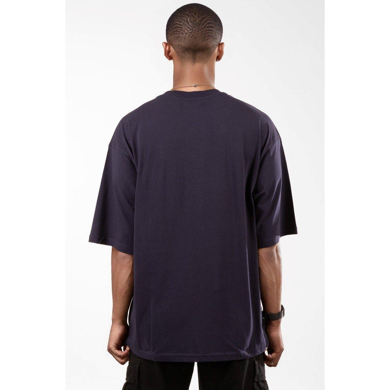 Marine - Hype - Oversized Regular Fit T-Shirt - 3