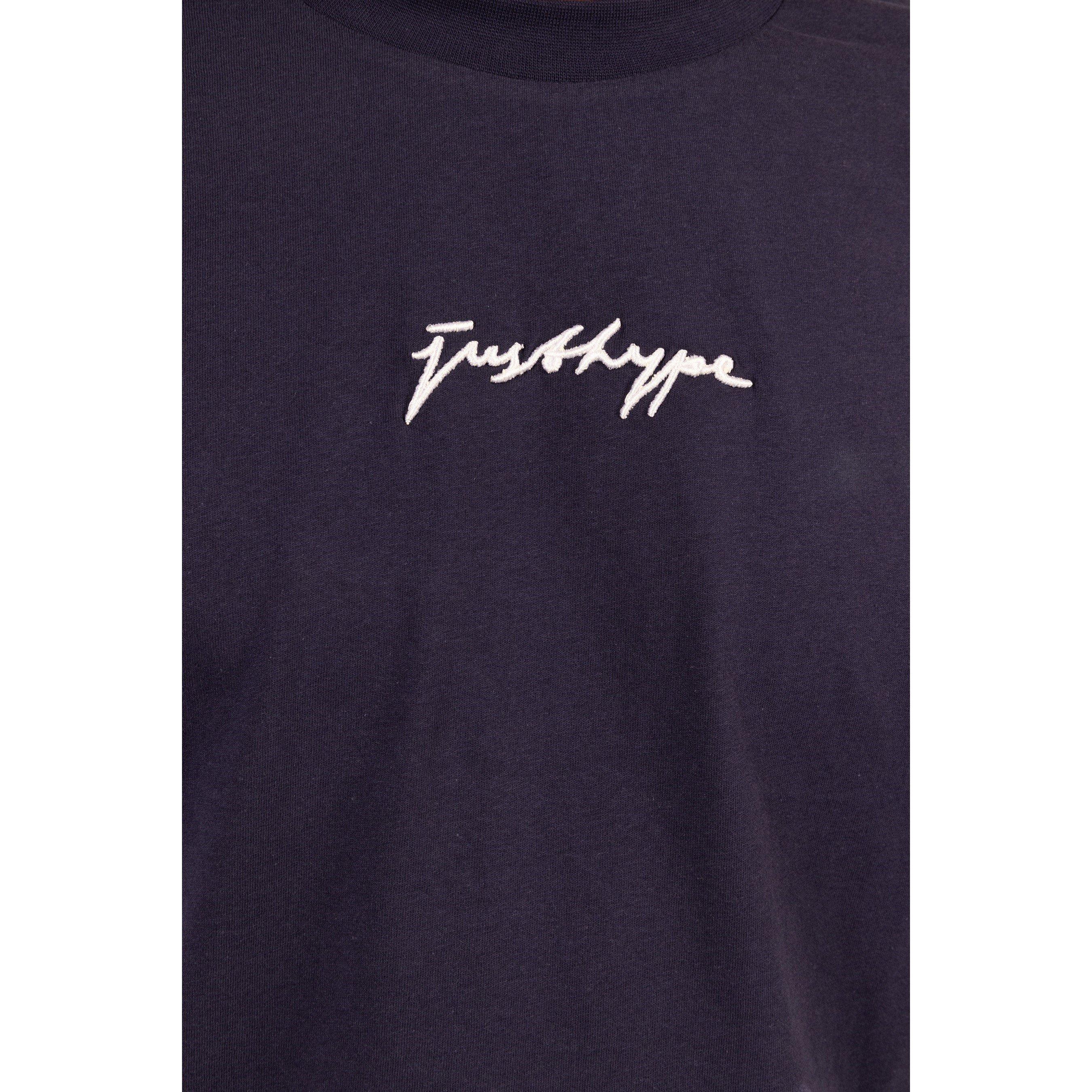 Marine - Hype - Oversized Regular Fit T-Shirt - 4