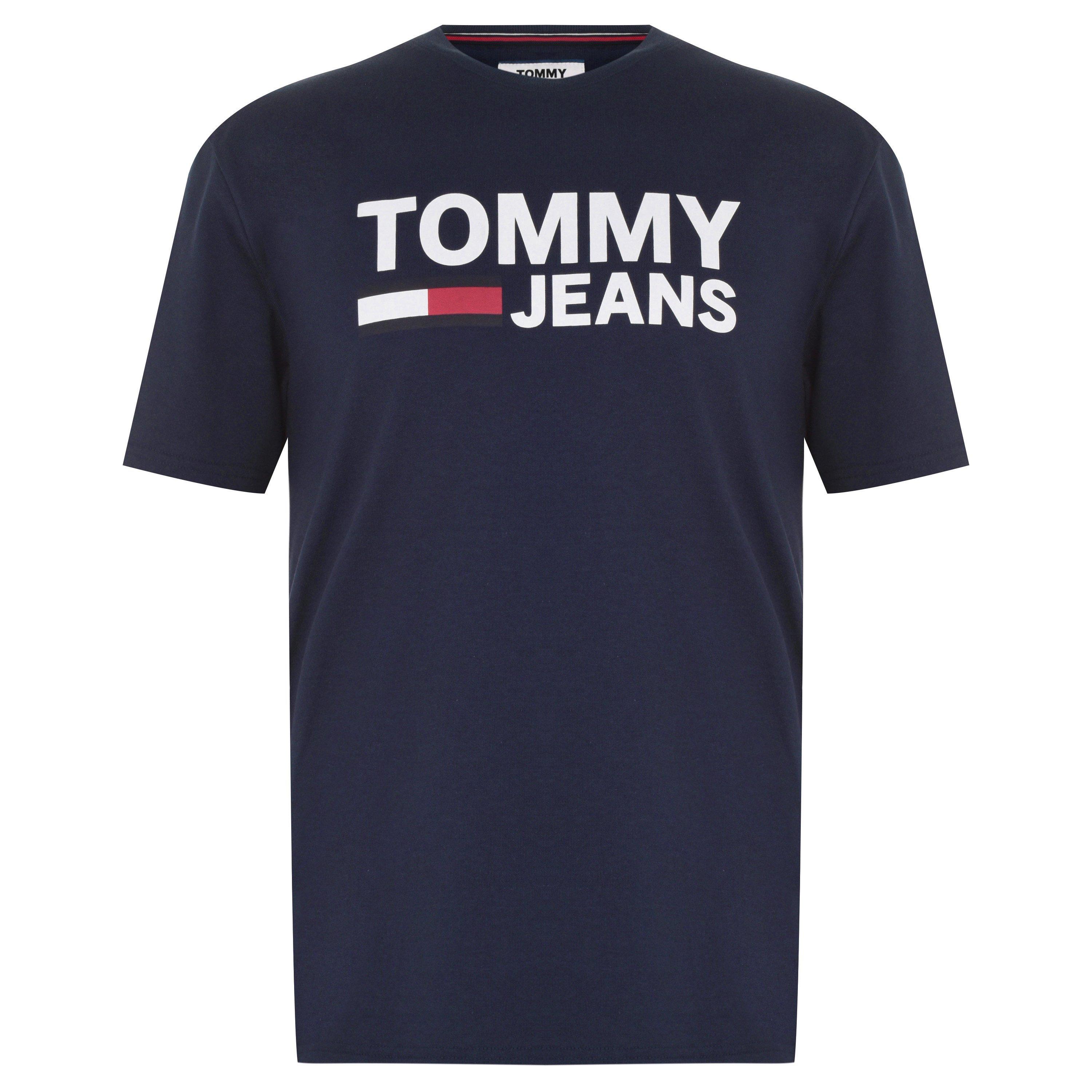 Black Iris - Tommy Jeans - Corp Logo Tee - 1