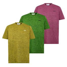 Slazenger 3 Pack T Shirt Mens