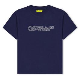 Off White Big Bookish T Shirt Juniors