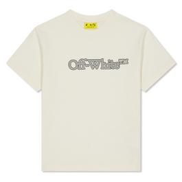 Off White Big Bookish T Shirt Juniors