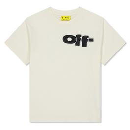 Off White Type Graphic T Shirt Juniors