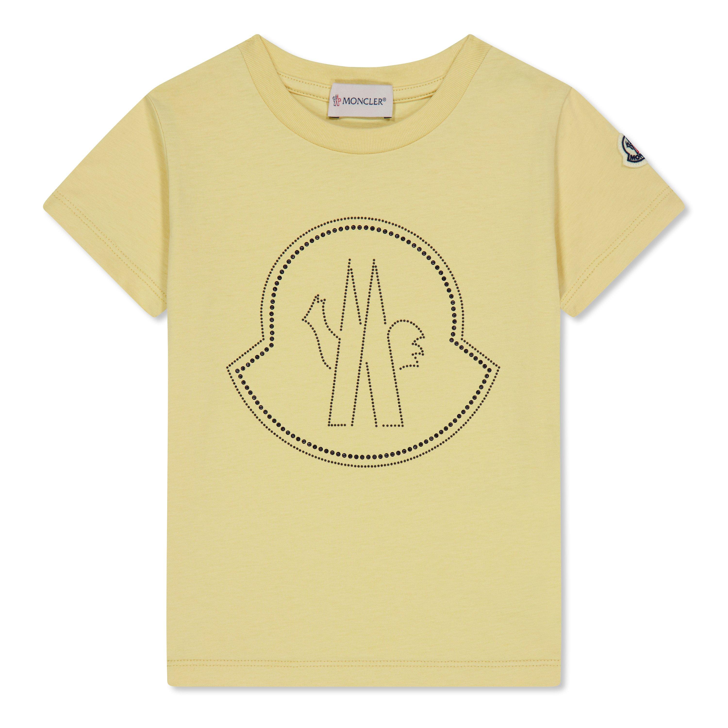 Pink 145 - Moncler - Kids' Logo Regular Fit T-Shirt - 1