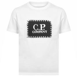 CP Company Boys Stitch Logo T Shirt