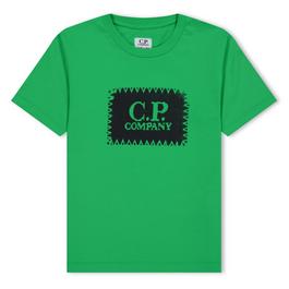 CP Company Boys Stitch Logo T Shirt