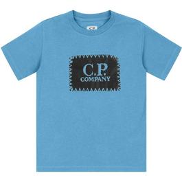 CP Company Boys Stitch Logo T Shirt