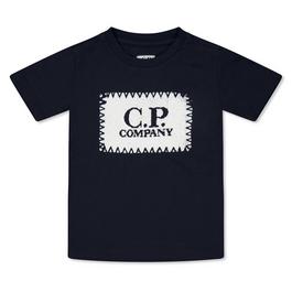 CP Company Boys Stitch Logo T Shirt