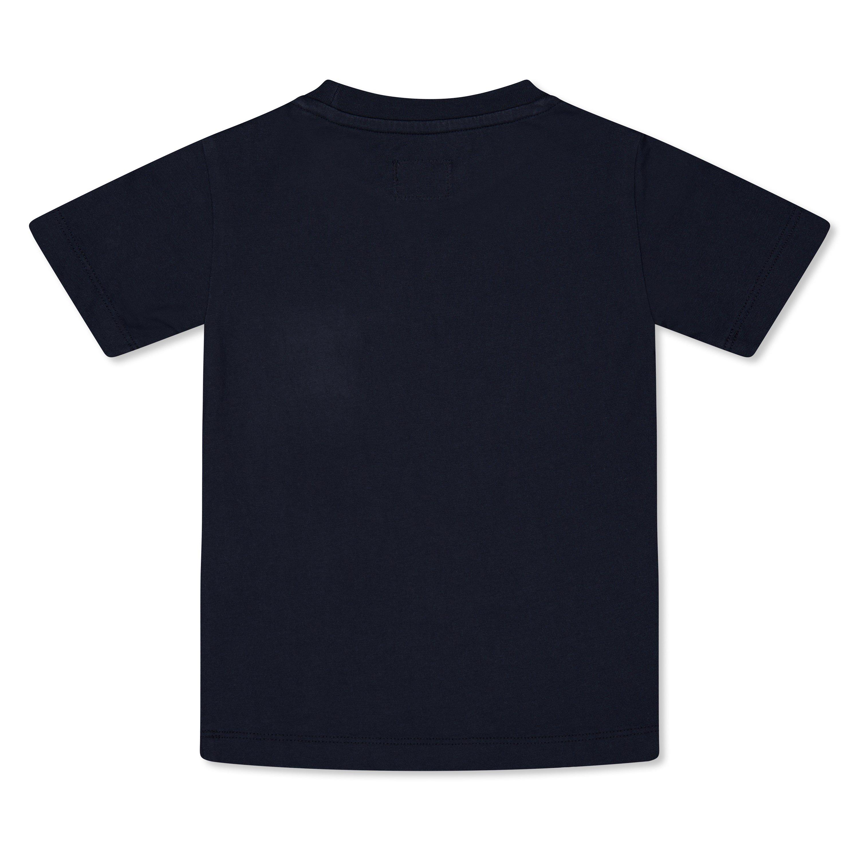 Navy 41150 - CP Company - Boys' Stitch Logo Regular Fit T-Shirt - 3