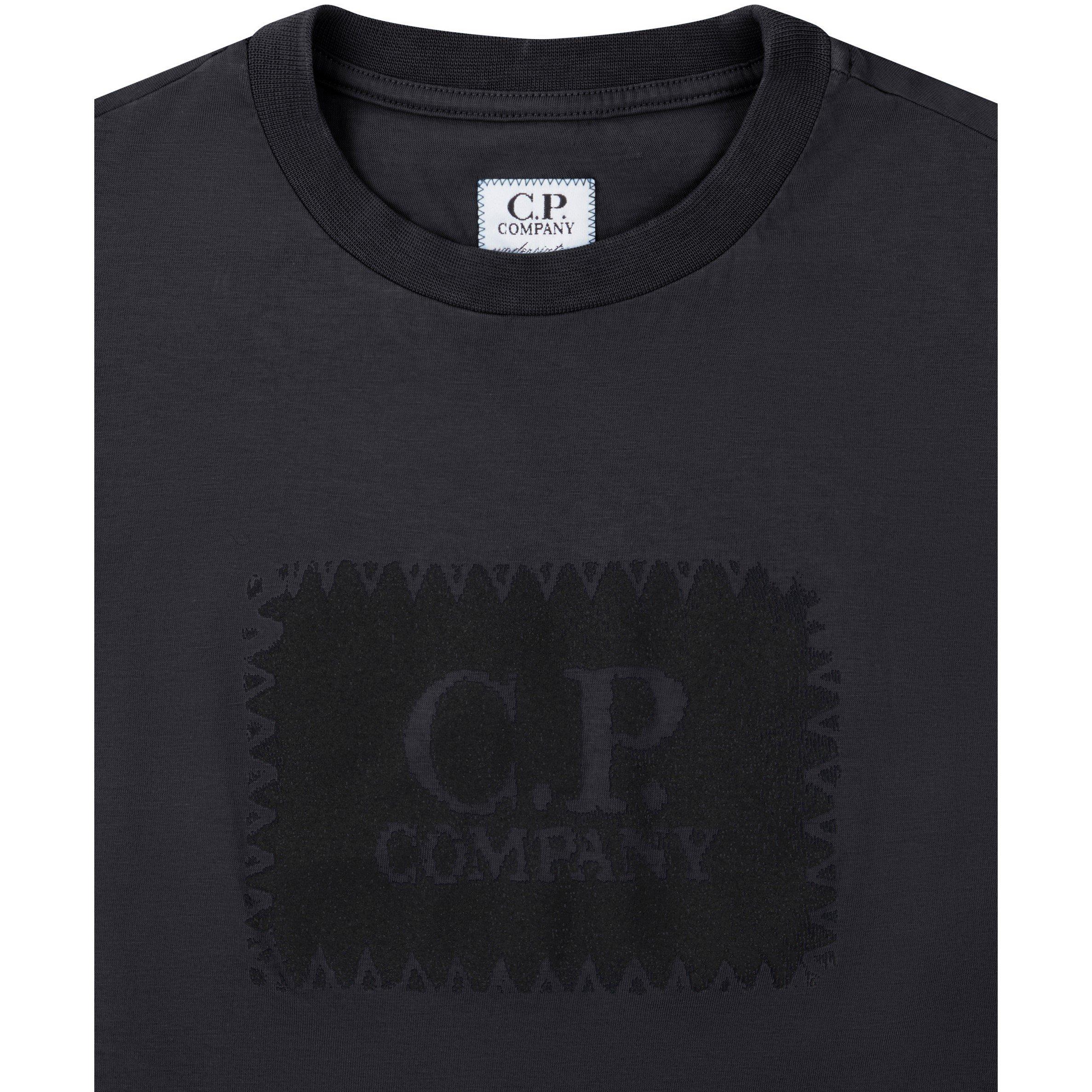 Navy 41150 - CP Company - Boys' Stitch Logo Regular Fit T-Shirt - 2