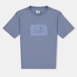 CP Company Boys Stitch Logo T Shirt