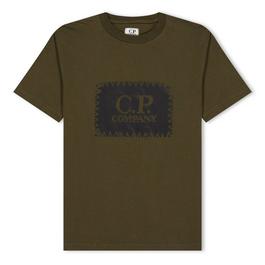 CP Company Boys Stitch Logo T Shirt