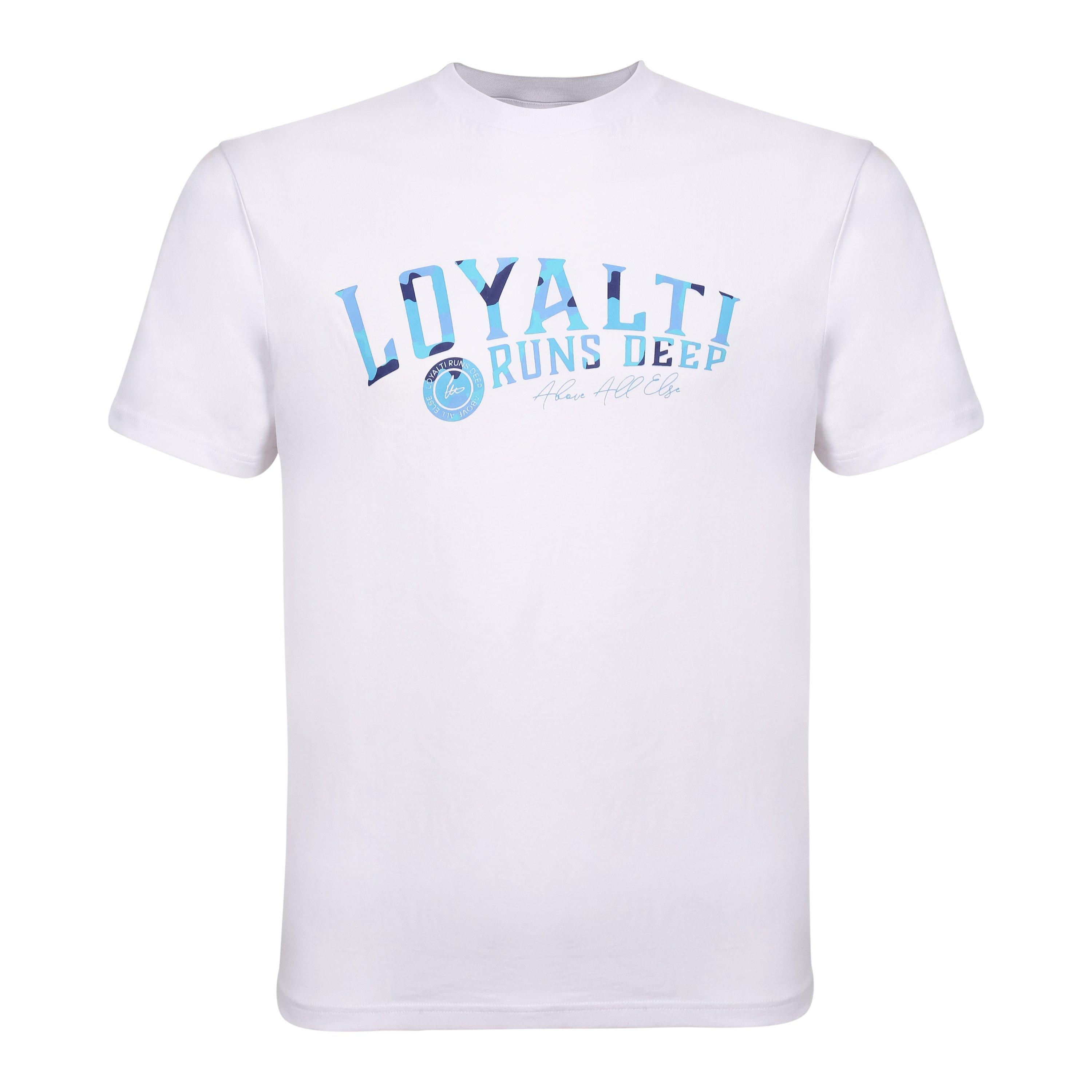 White/Blue - Loyalti - Men's MVP Regular Fit T-Shirt - 1