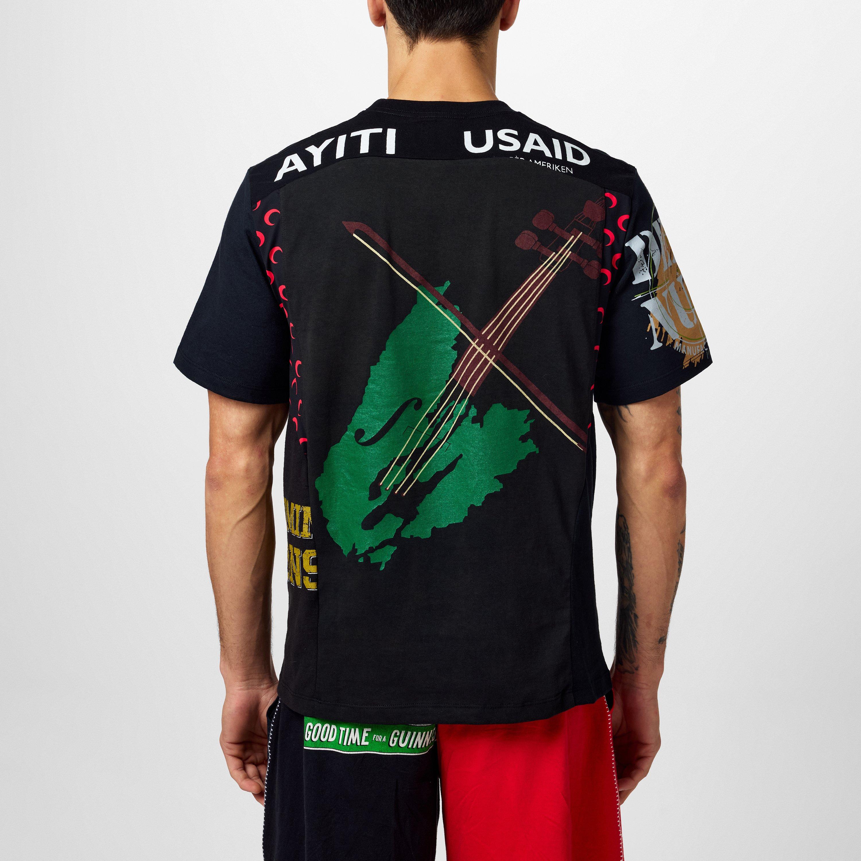 Black - Marine Serre - Graphic Regen T-Shirt - 4