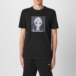 Boss Cotton Jersey Alien T Shirt