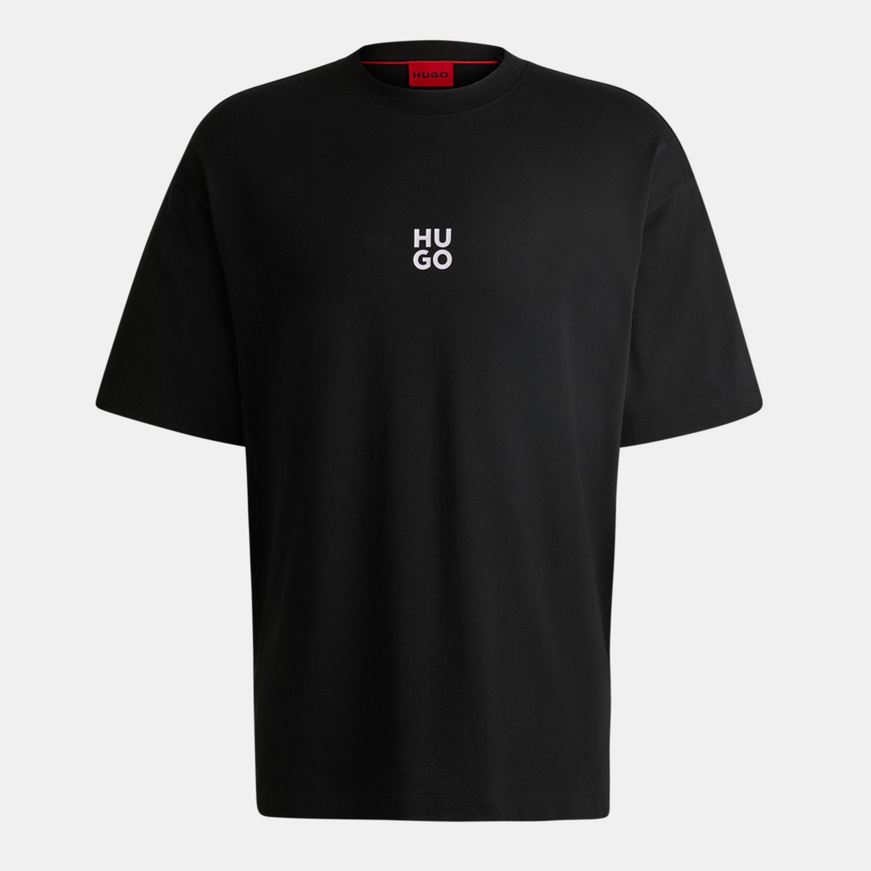 Black 001 - Hugo - Dflofire Regular Fit T-Shirt - 1