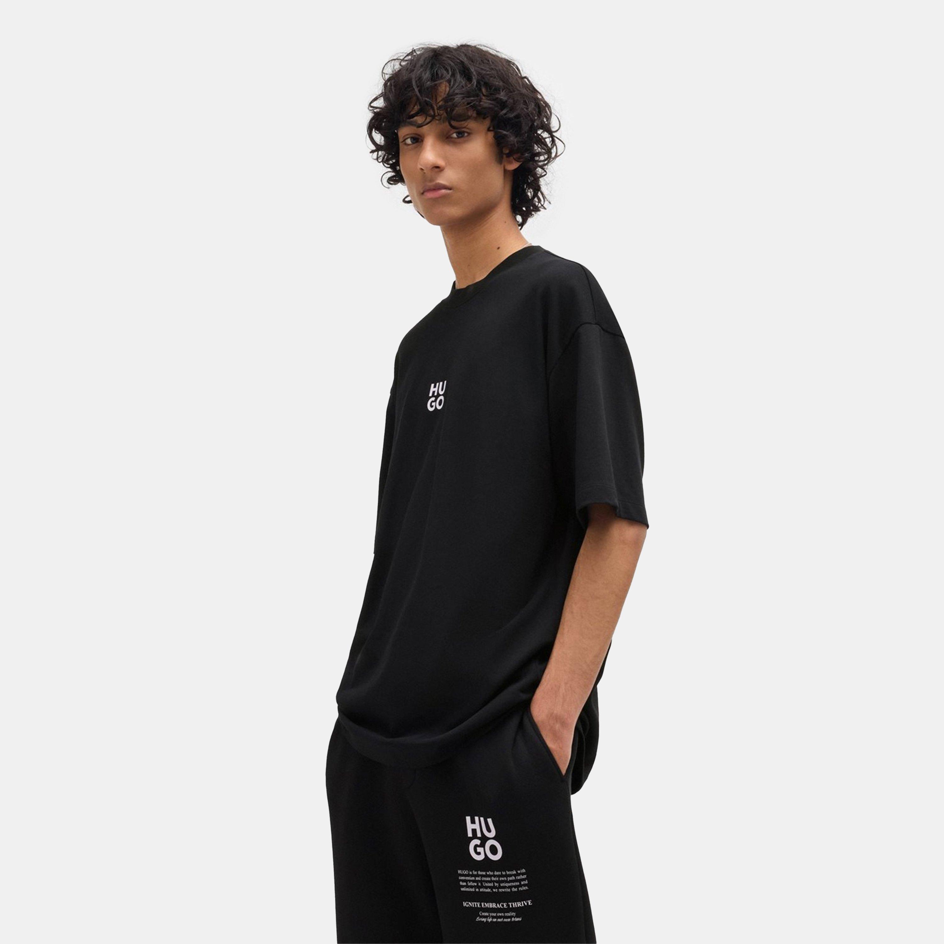 Black 001 - Hugo - Dflofire Regular Fit T-Shirt - 2