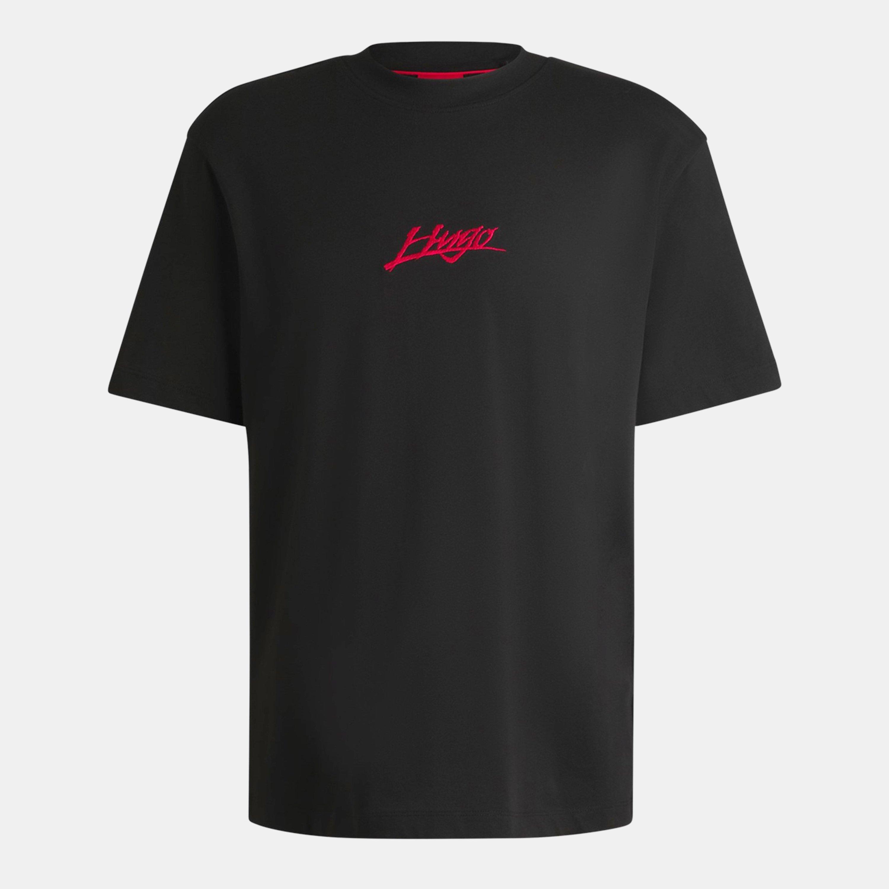 Hugo Logo Print Relaxed Fit T-Shirt