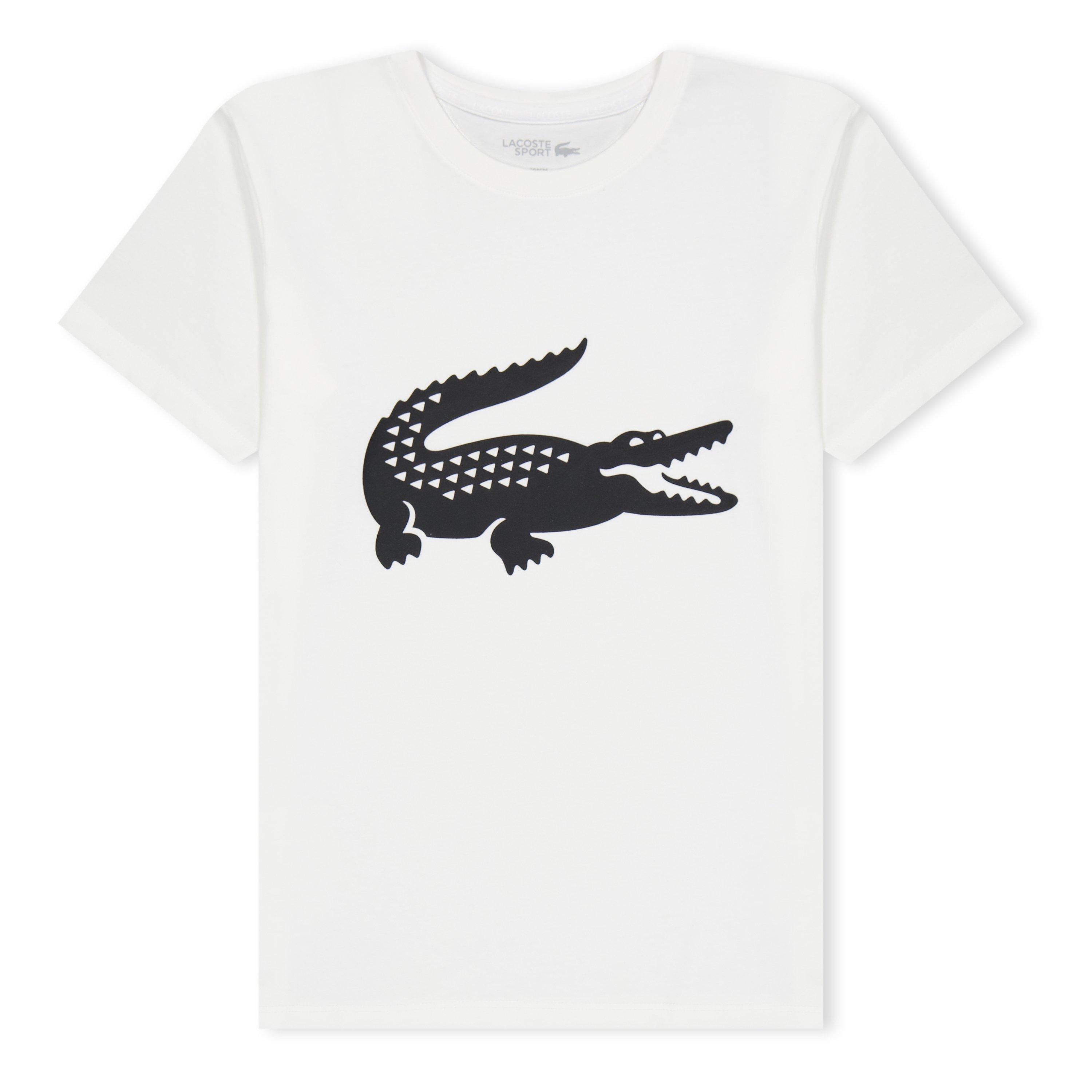 Lacoste Boys Large Logo T Shirt T shirts coupe reguliere Sports Direct