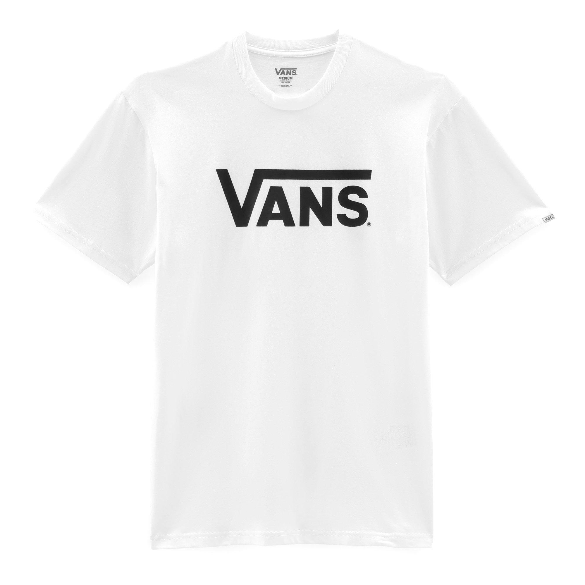 Hvid-sort - Vans - Classic T-Shirt - 1