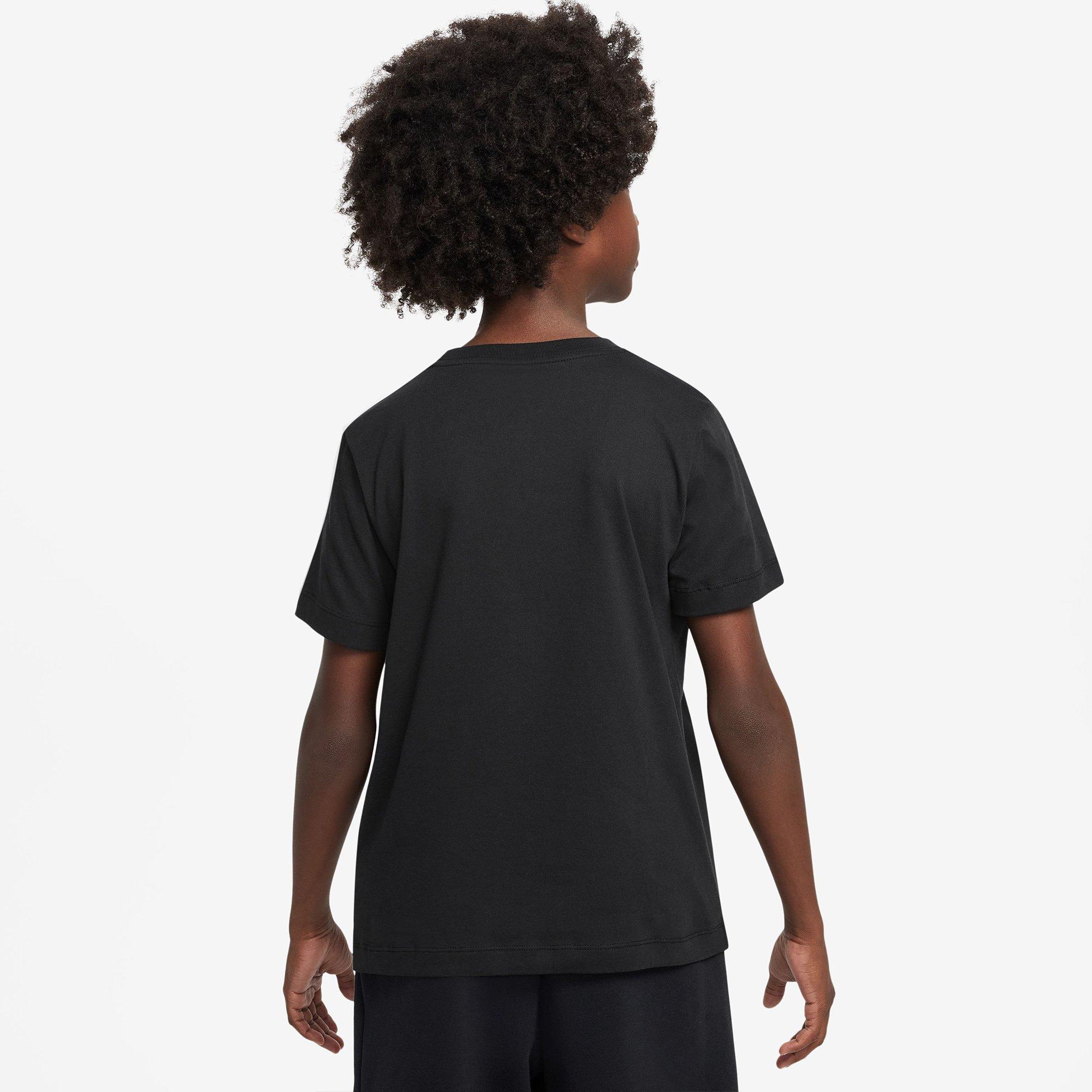 Black - Nike - Sportswear Embroidered Futura Juniors T Shirt - 6