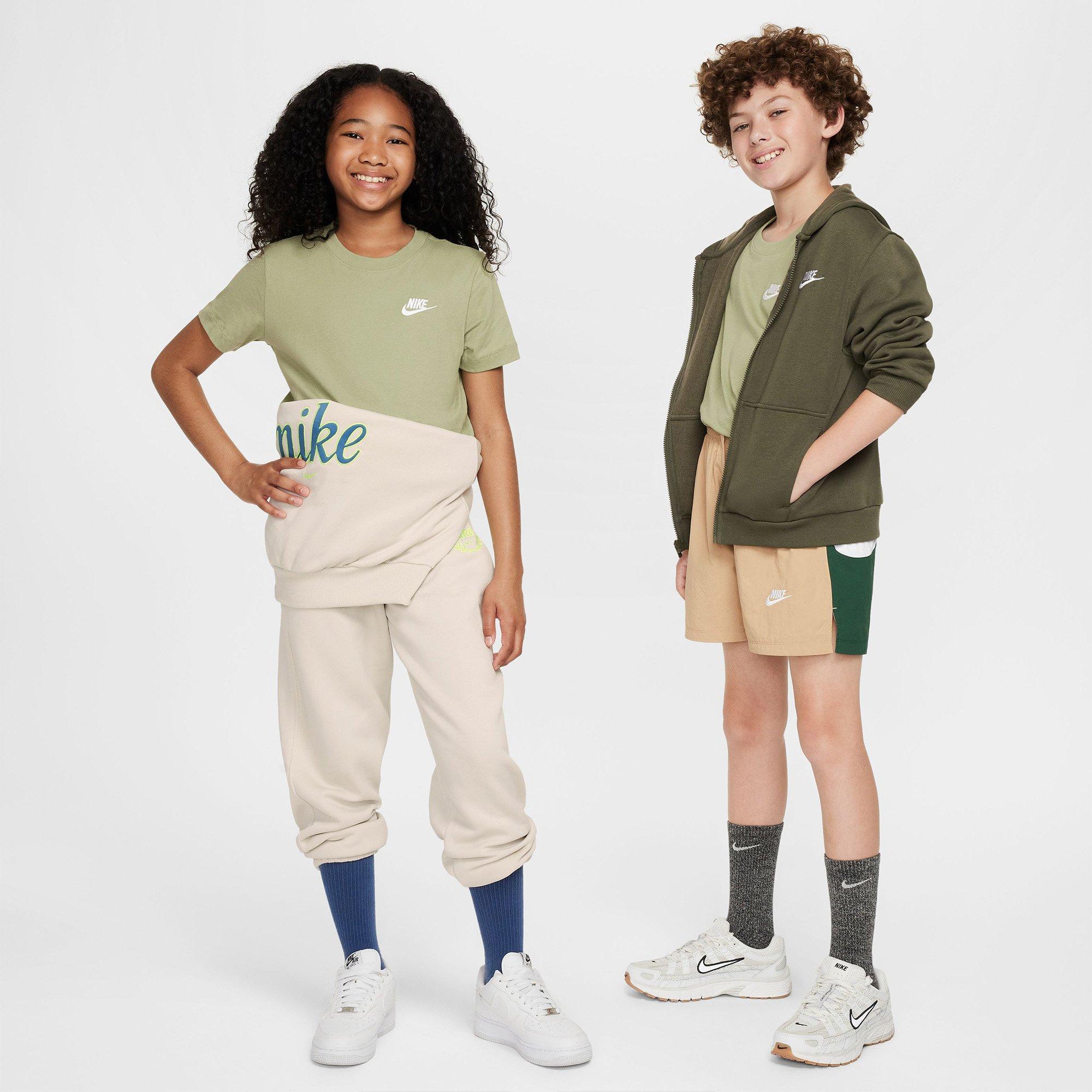 Oil Green - Nike - Sportswear Embroidered Futura Juniors T Shirt - 7