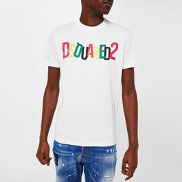 DSquared2 Multi Print T Shirt