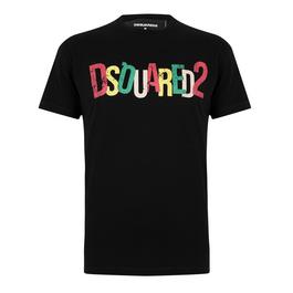 DSquared2 Multi Print T Shirt