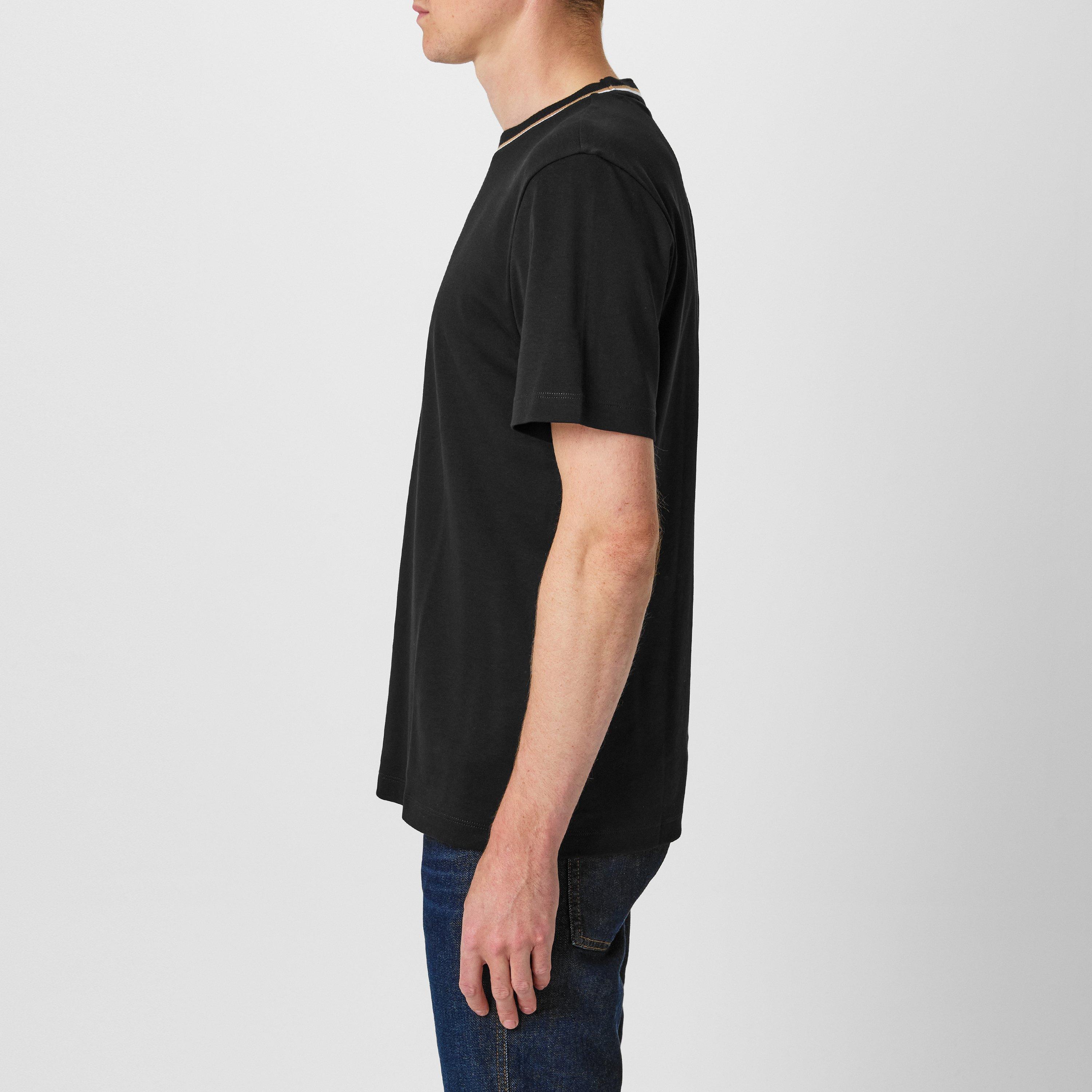 Black 001 - Boss - Men's Thompson Premium Minimalist T-Shirt - 4