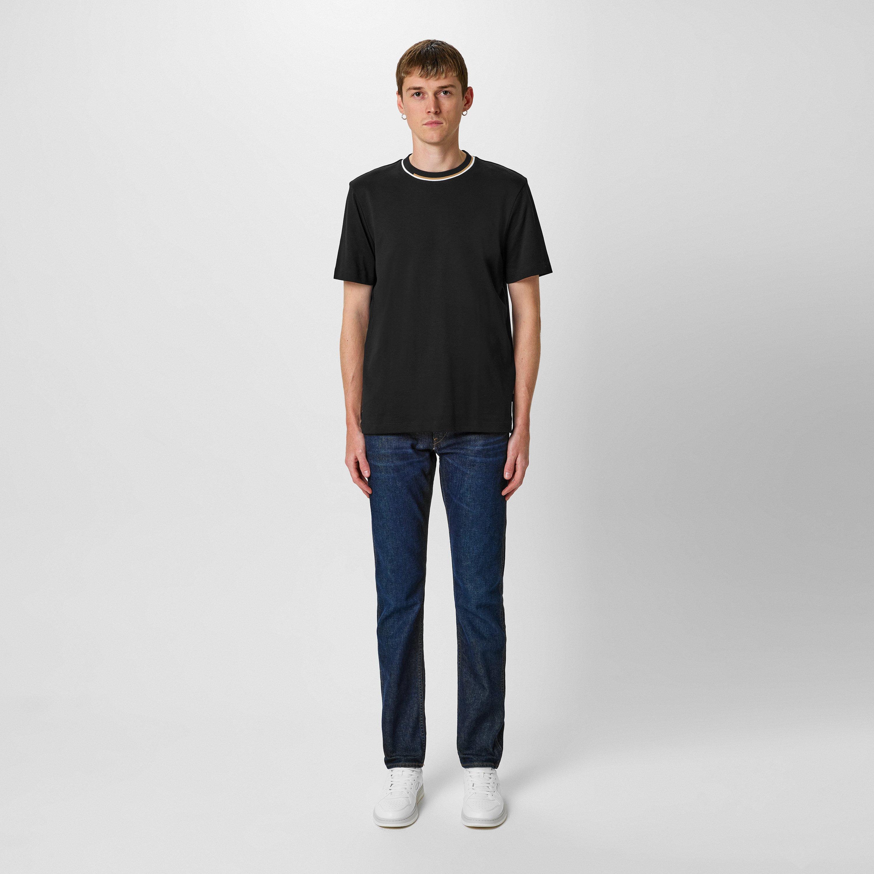 Black 001 - Boss - Men's Thompson Premium Minimalist T-Shirt - 5