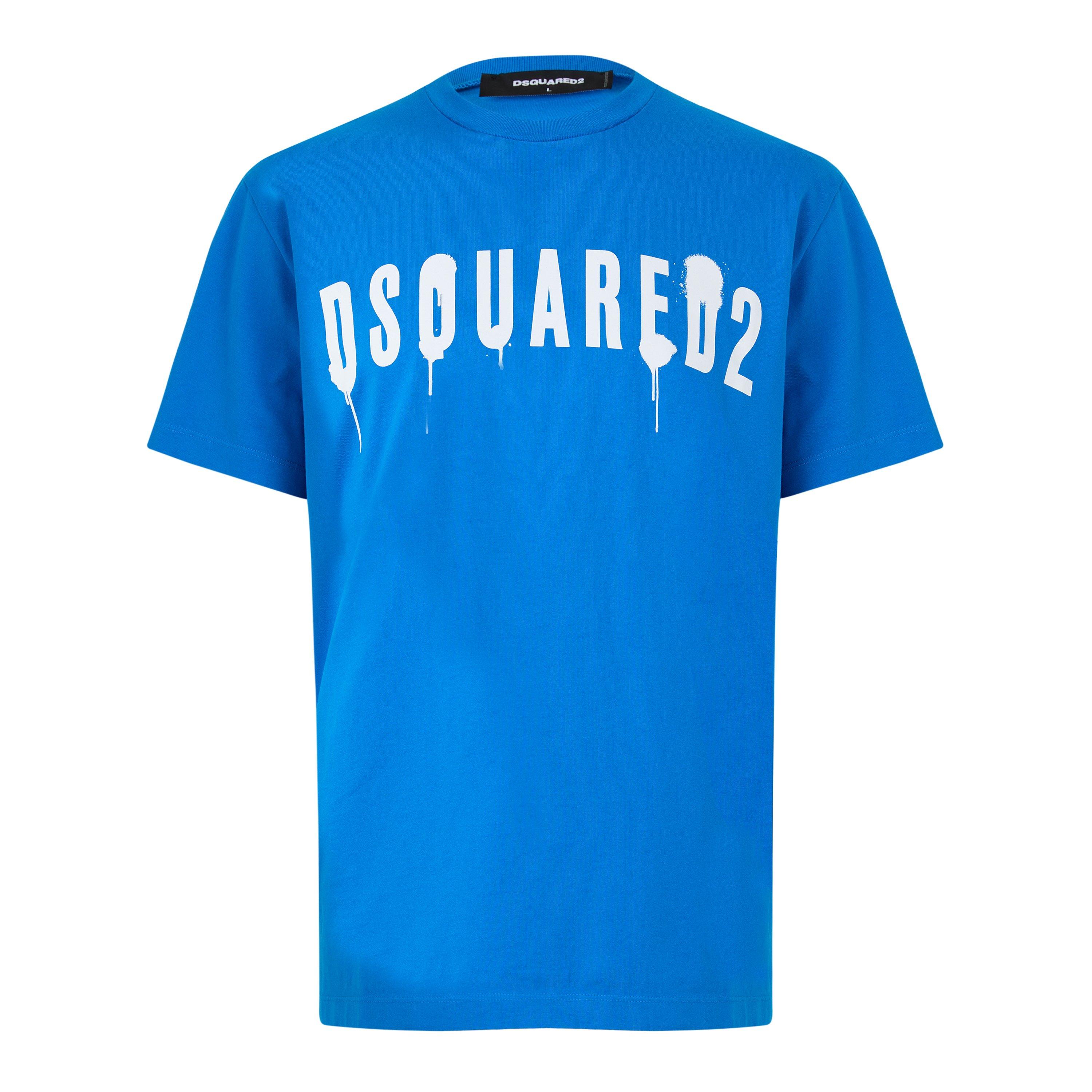 DSquared2 | Spray Logo T Shirt | HARVEY NICHOLS