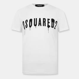 DSquared2 Spray Logo T Shirt