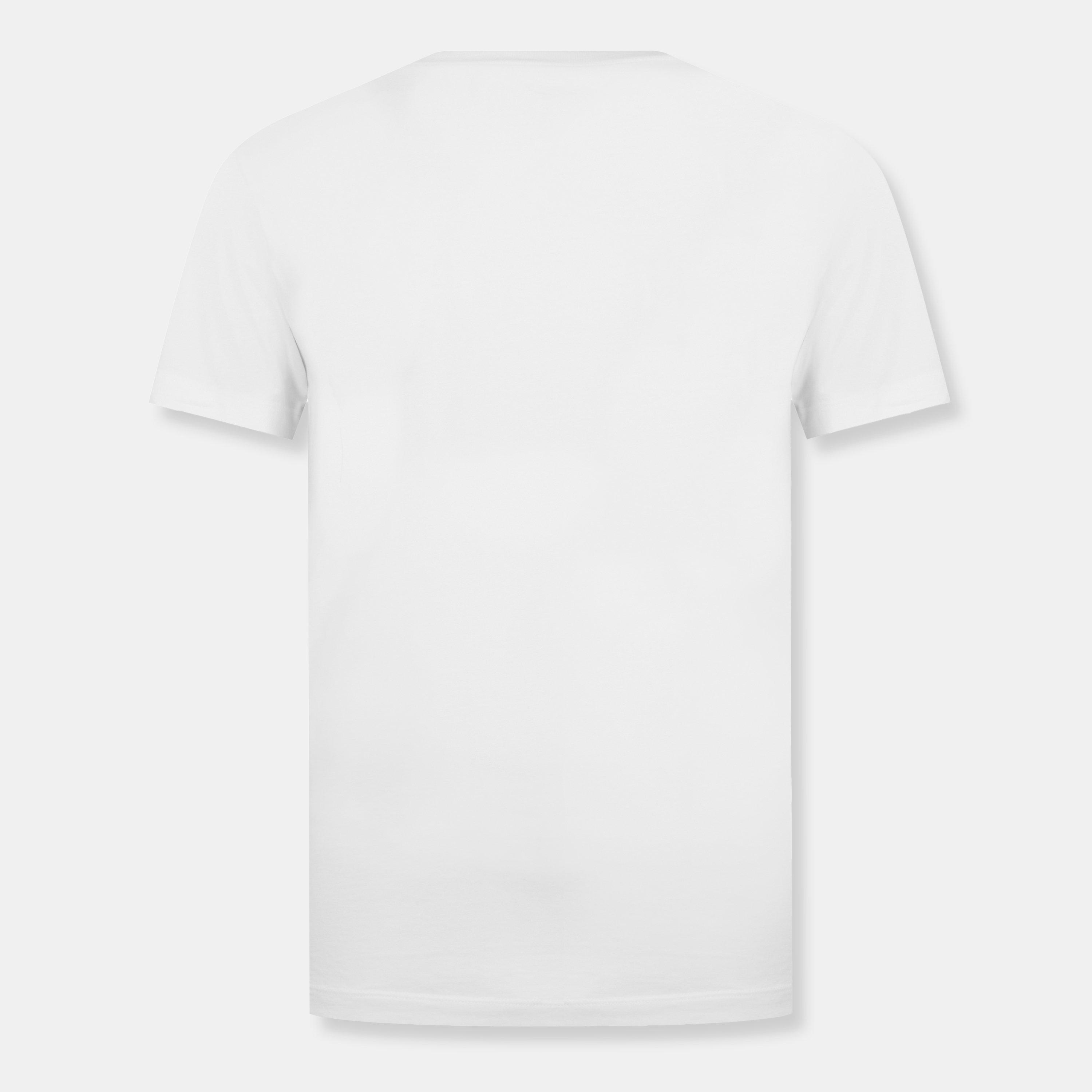 White - DSquared2 - Spray Logo T Shirt - 2