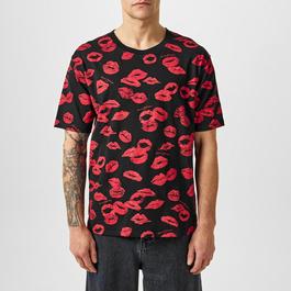 Balmain All Over Kiss T-Shirt