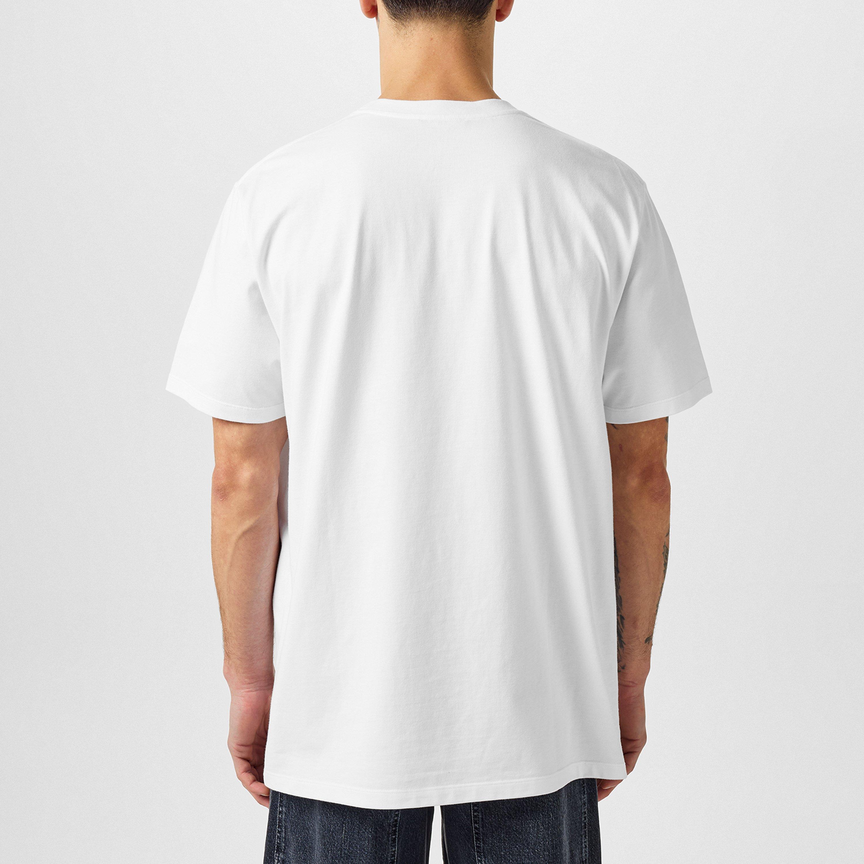 White - Balmain - Kiss Logo T- Shirt - 3