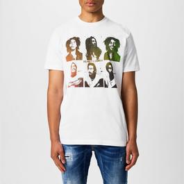 DSquared2 Bob Marley Print T-Shirt