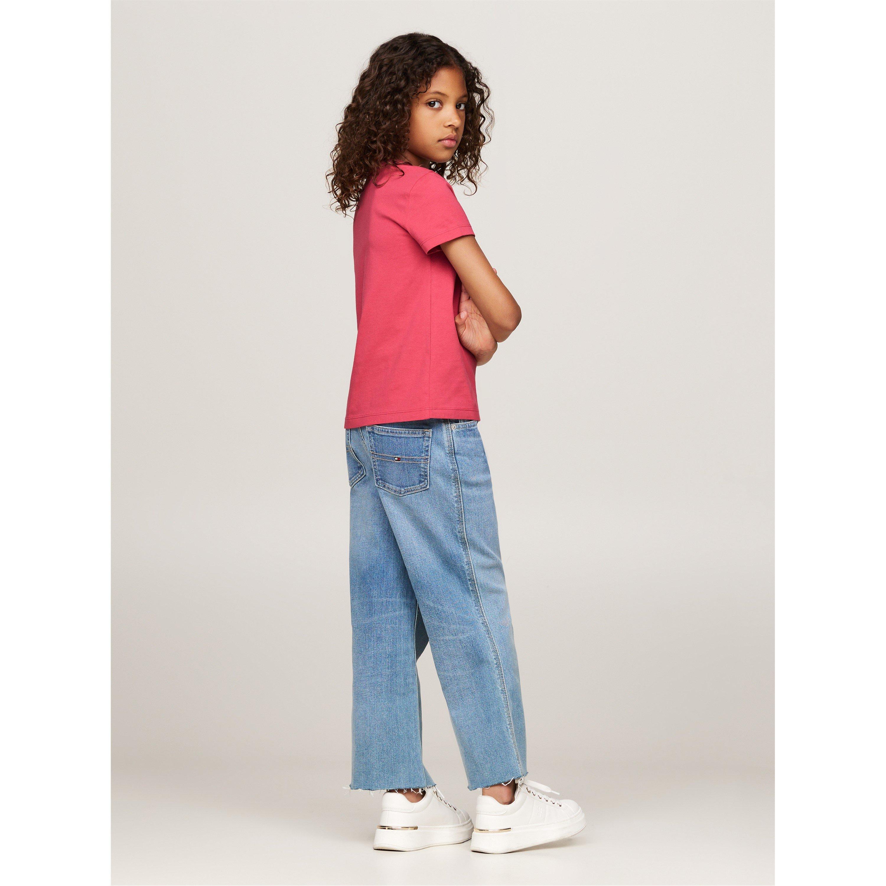 Pink XI0 - Tommy Hilfiger - NYC Foil Short Sleeve T-Shirt Juniors - 4