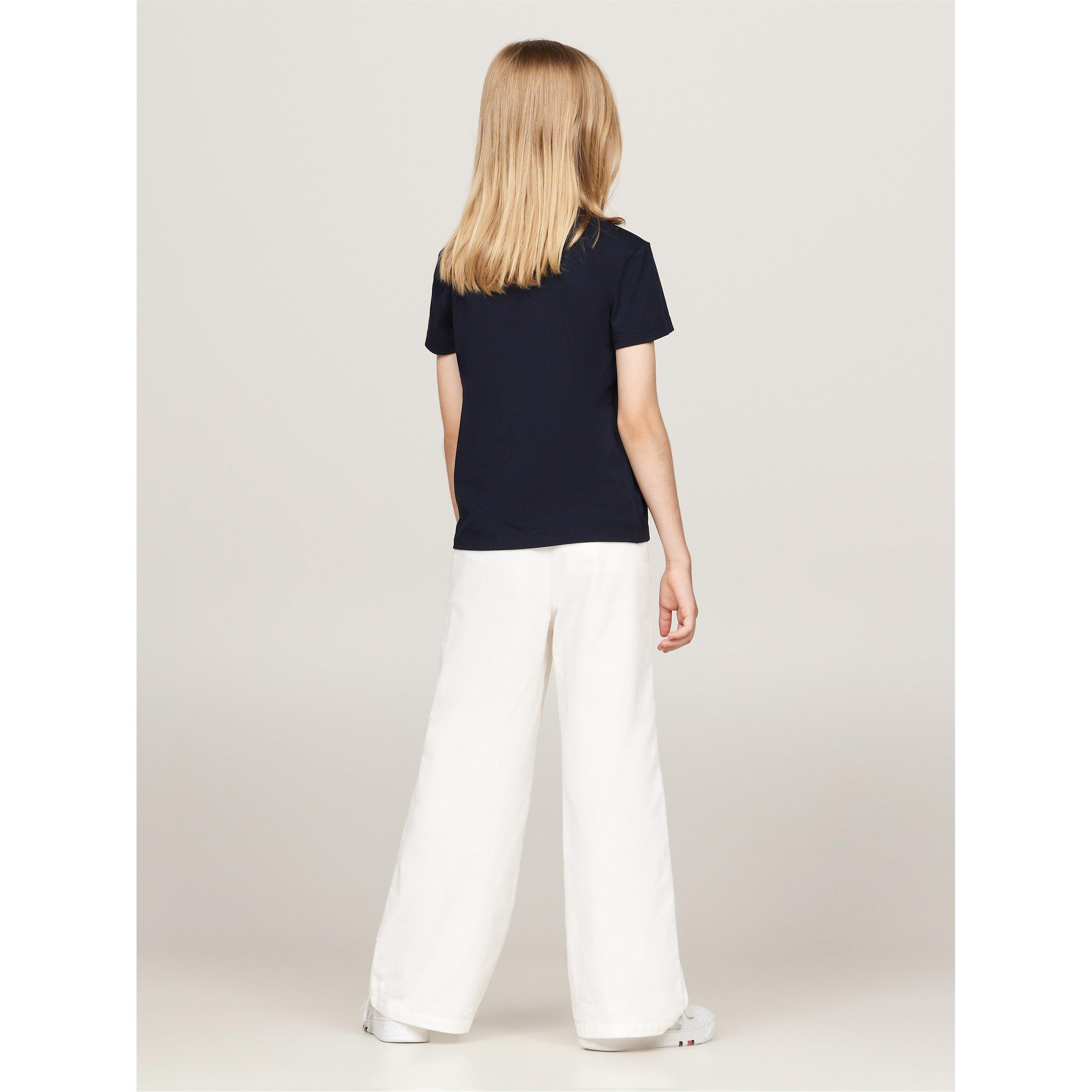 Desert Sky DW5 - Tommy Hilfiger - NYC Foil Short Sleeve T-Shirt Juniors - 4