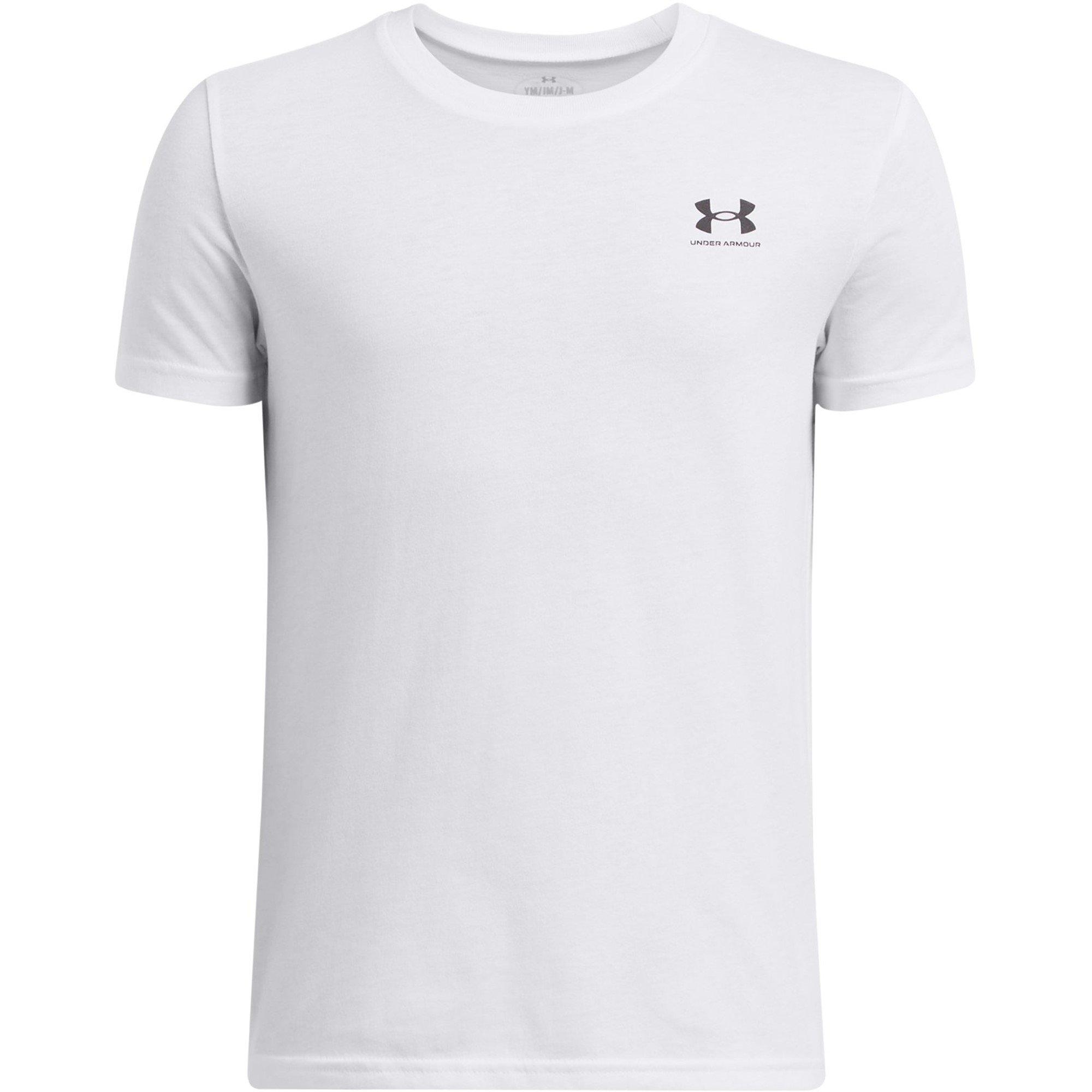 White - Under Armour - UA Sportstyle Boys Short Sleeve - 1