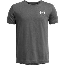 Under Armour Left Chest Logo Short Sleeve Juniors