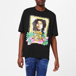 DSquared2 Graphic Home Head Print T Shirt