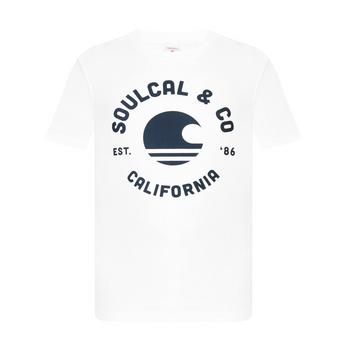 SoulCal Y Project zip-trim T-shirt Schwarz