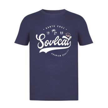 SoulCal Large Logo T Shirt Mens