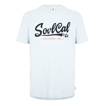 SoulCal Y Project zip-trim T-shirt Schwarz